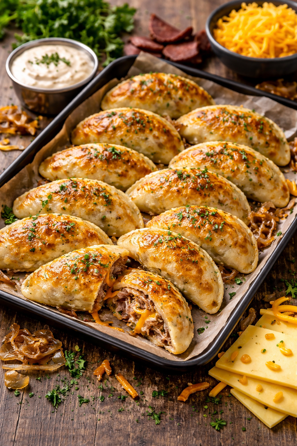 Roast Beef & Cheddar Peirgo