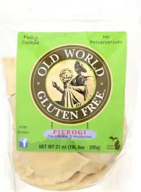 Old World Gluten-Free Sauerkraut & Mushroom Pierogi